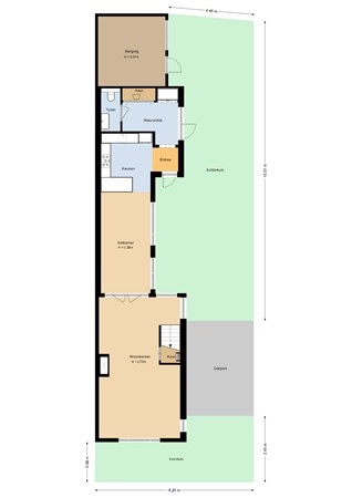 Floorplan - Koningin Emmastraat 7, 3751 CH Bunschoten-Spakenburg